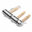 100Mm Leather Glue Edges Laminating Roller Craft DIY Handmade Crease Tool L