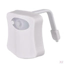 2 Pieces LED Toliet Bathroom Lamp Motion Sensor  Seat 16 Colors Light