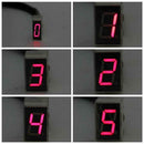 Universal Motorcycle LED Digital Gear Indicator Display Shift Lever Sensor A