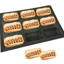 9 Cavity Silicone Bread Form Non Stick Mini Loaf Baking Pan Tray Tin Mold