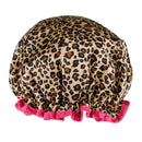 Waterproof Women Shower Caps Bathing Bath Hat Elastic Hair Cover Head Cap