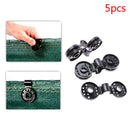 5pcs Sunshade Net Clip Garden Tools Greenhouse Shade Cloth Clips Plastic Fence