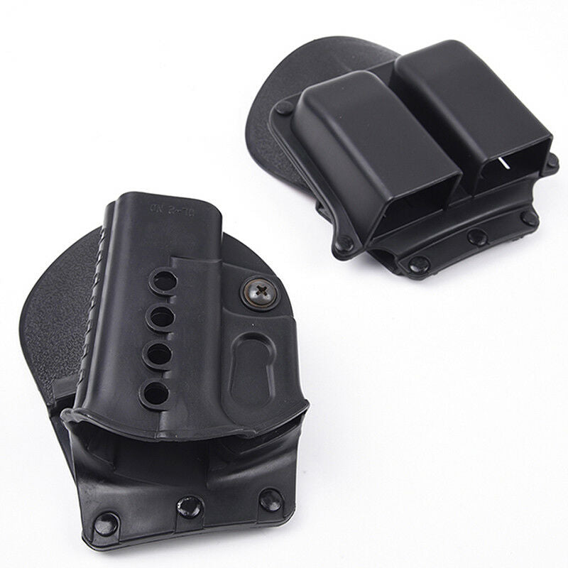 Military RH Paddle Set GL2-ND with 6900 Double Magazine Holster