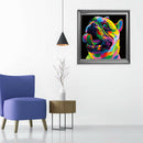 5D DIY Full Drill Diamond Painting Dog Cross Stitch Mosaic Kit Home Decor