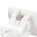 16x Nail-free Adjustable Rod Bracket Holders wall Curtain Hanging Rod Clips