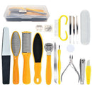 17 IN 1 Nail File Plier Pedicure Dead Skin Removal Foot Care Scraper Scrubber
