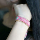Ethnic Hippy Unisex Colorful Wrap Woven Rope String Handmade Bracelet Gift