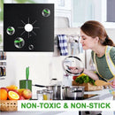 Gas Stove Burner Liners - 0.3 Mm Thick Heavy Duty Ptfe Material, Non-Stick,