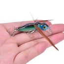 8X/Set 4.5cm 3.6g Cicada Bass Insect Fishing Lures Crank Bait Floating Tackle TO