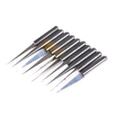 10Pcs 3.175mm Carbide PCB Engraving Bits CNC Router Tool 10 Degrees 0.1mm P^