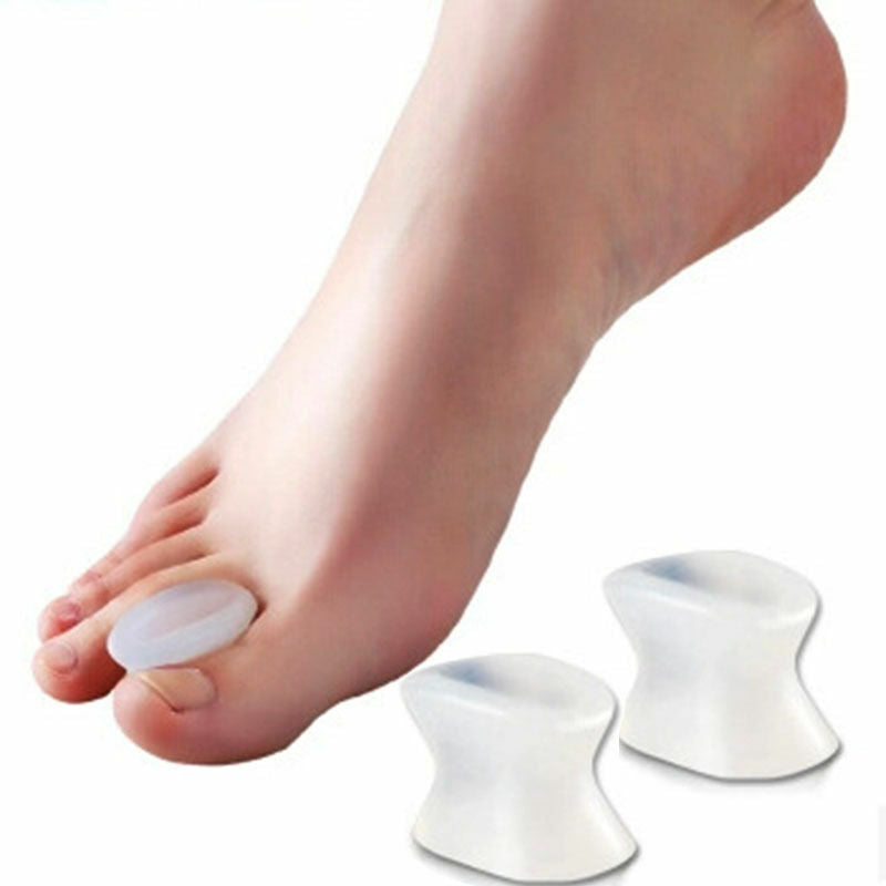 1 Pair Silicone Gel Toe Separator Spacer Relief Foot Bunion Pain For Mens Women