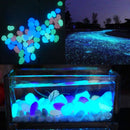 Glow In The Dark Pebbles Stone Walkway Aquarium Pet Fish Tanks Ornament Decor