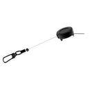 Key Chain Fly Fishing Zinger 50cm Retractor Steel Rope Cord Carabiner Clip