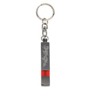 Dragon Print Red Grey High Voltage Anti-Static Keychain Car Static Eliminat