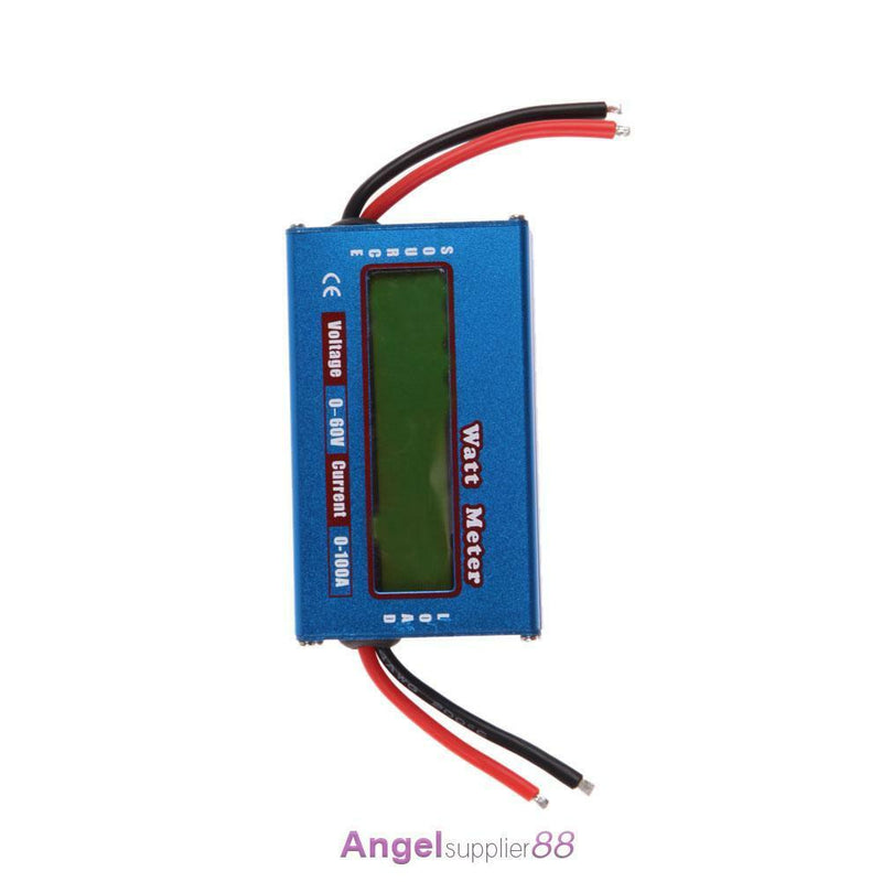 Simple DC Power Analyser Watt  Volt Amp Meter 12V 24V Solar Wind Analyzer