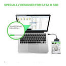 10Gbps Type C Usb 3.1 To Sata Iii Hdd Ssd Hard Drive Adapter Cable For 2.5h Q6R7