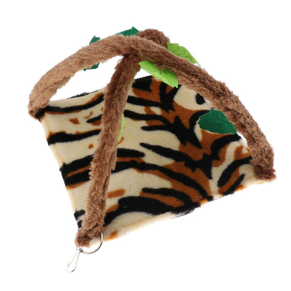 Tiger Print Hammock Ferret, Rabbit, Small Pet - Easy To Attach To A Cage
