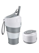 350ml Collapsible Silicone Travel Coffee Tea Mug Outdoor Camping Folding Cup NEW