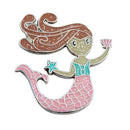 Alloy Sturdy Shining Mermaid Magnetic Cap Hat Visor Clip Golf Ball Marker