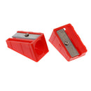 10pcs Billiards Pool Cue Tip Sharpener Shaper Trimmer Corrector Tool - Red