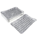 20pcs Disposable Aluminum Foil Barbecue Grilling CookingTrays Outdoor BBQ Spare
