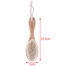 Wooden Handle Brush Baby Hairbrush Newborn Hair Brush Infant Comb Head Massag â„–[