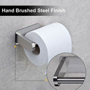 Self Adhesive Toilet Paper Holder SUS 304 Stainless Steel No Drilling Bathr L5R3