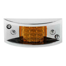Plastic Amber LED Side Marker Fender Light for Truck Trailer Sealed Light Lens