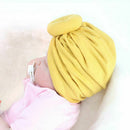 1 PC Fashion Donut Baby Hat Newborn Elastic Cotton Baby Beanie Cap Multicol