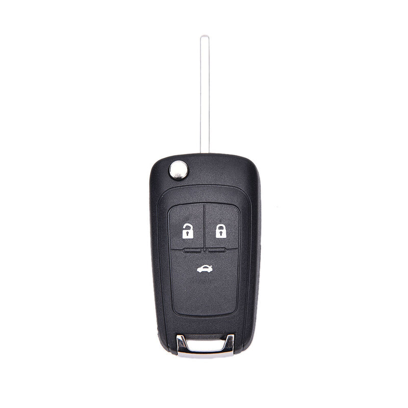 lip Folding 3 Button Flip Remote Key Shell Case Cover Fob for Chevrolet Cruze