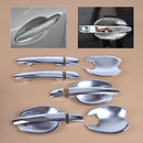 Chrome Door Handle Cover + cup Bowl Trim fit for Mazda 2 3 6 2010 2012 2013 2014