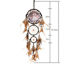 Handmade Wall Hanging Wolf Dream Catcher With Feather Home Decor Ornamnet Gift