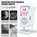 Pocket Fetal Doppler Baby Heart Beat Rate Monitor FHR LCD Probe Pregnancy F