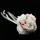 Romantic Rose Wedding Bridal Bouquet Hand Holding Flowers- Light Pink
