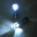 Fashion Unisex Led Earrings Ear Studs Xmas & Valentines's Gift - white