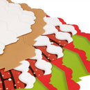 48 Sets Christmas Cupcake Toppers and Wrappers Party Supplies Snowman Santa