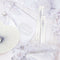 50Pcs Pocket Paper Fans Folding Handheld Fan Heart Shape For Wedding Party  V8P8