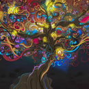 5 Types Cosmos Psychedelic Eye Tree Muscle Silk Cloth Art Poster Home Wall