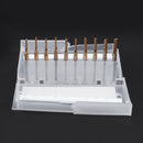 10pcs 1.5mm-3.175mm Carbide End Mill Engraving Bits For CNC Rotary Burrs