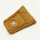 Synthetic Leather Thimble With Metal Tip For Sewing Embroidery Quilting Fadã€ ME