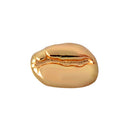 4pcs Collar Shirt Badge Brooch Lapel Pin Jewelry Coffee Beans Mini Size