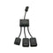 3in1 Micro USB HUB Male to Female and Double USB 2.0 Host OTG Cable Adapter