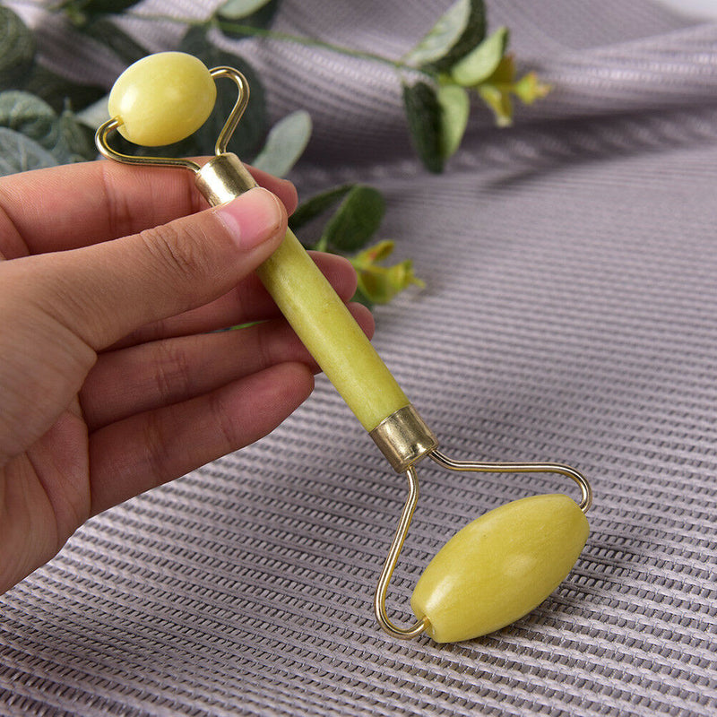 1Pc Women Ladies Facial Massager Body Head Neck Foot Nature Beauty Tool Jade Kw