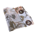 Grommet Top Peony Beige Voile Curtain - 39x78inch Bedroom Net Sheer Curtains