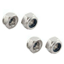 M5x0.8mm Metric Stainless Steel Nylon Insert Lock Hex Nuts 30 Pcs L5S2