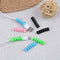 4Pcs/set USB cable protector earphone cord USB line spiral protective sleeve M&E