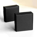 100Pcs Kraft Paper Box Nice Kraft Box Packaging Box Small Size-Black E9P2