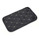 Universal Car Armrest Pad Mat Cover Center Console Box PU Leather Cushion Mat.