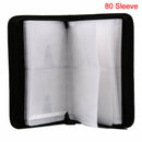 80 Sleeve CD DVD Blu Ray Disc Carry Case Holder Bag Wallet Storage Ring J ï¼W