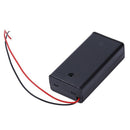 5PCS Plastic 2 x 1.5V AA Battery Container Box with ON/OFF Switch J2E8